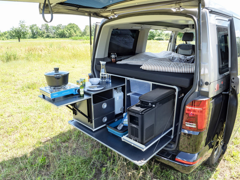 REIMO CampingBox L voor o.a. Volkswagen Transporter T5, T6 en T6.1, Mercedes-Benz Vito, Renault Trafic, Opel Vivaro, Fiat Talento