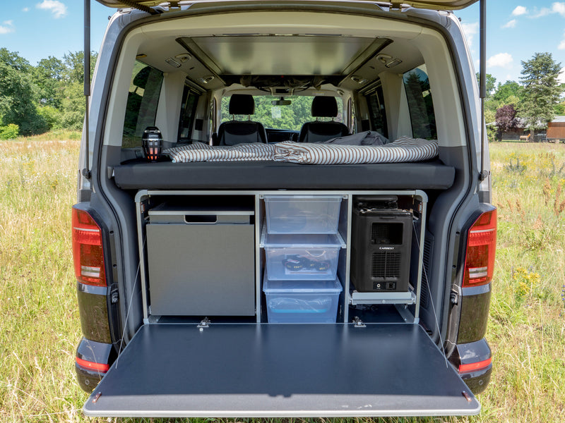 REIMO CampingBox L voor o.a. Volkswagen Transporter T5, T6 en T6.1, Mercedes-Benz Vito, Renault Trafic, Opel Vivaro, Fiat Talento