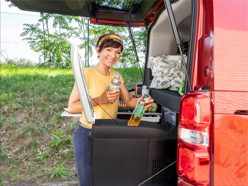 Reimo CampingBox M – Compact kamperen in busje, SUV of stationwagen - Maak van uw gezinsauto een volwaardige mini-camper
