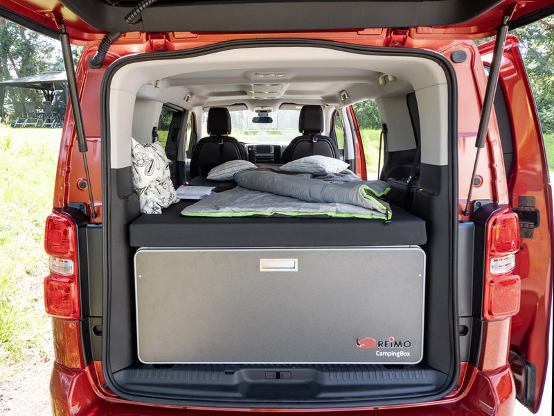 Reimo CampingBox M – Compact kamperen in busje, SUV of stationwagen - Maak van uw gezinsauto een volwaardige mini-camper