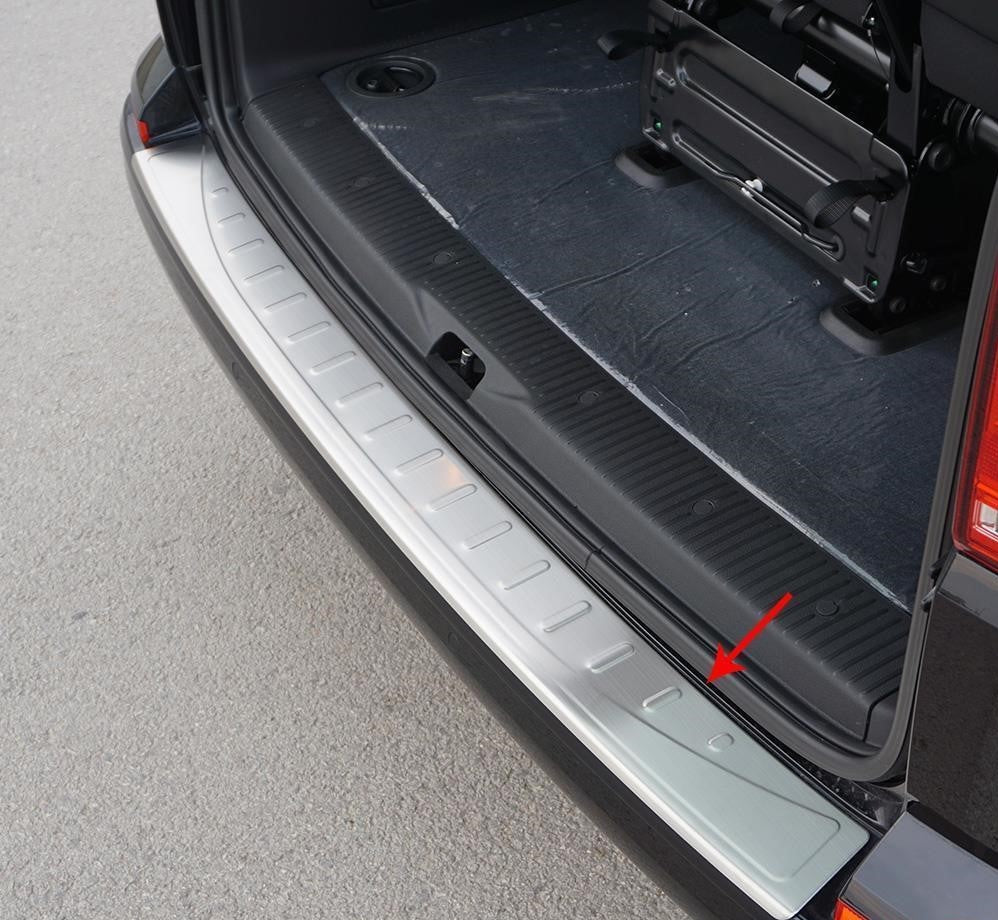 VW Transporter T6 RVS bumperbeschermer achterklep 2015-2019