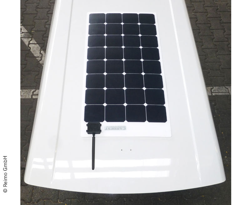 Zonnepaneel SD Caddy Maxi gemonteerd