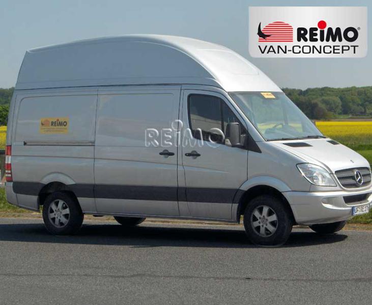 Vast hoog dak voor de Mercedes Sprinter / VW Crafter medium wheelbase