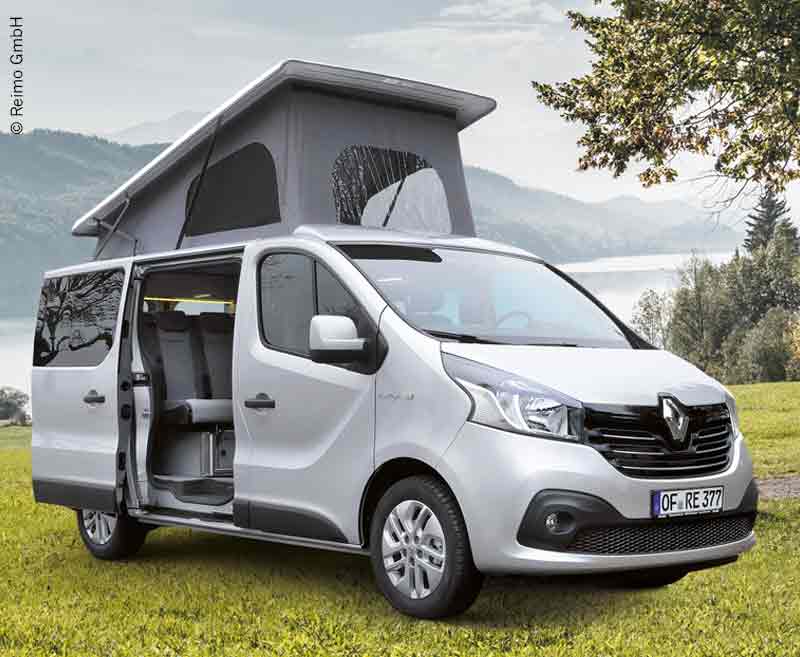Renault Trafic pop-up dak met lange wielbasis voor hoog