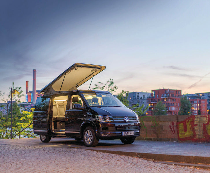 Reimo Slaaphefdak Volkswagen Transporter T5/T5.1/T6/T6.1 SWB KWB korte wielbasis - Voor hoog - Met Spoiler