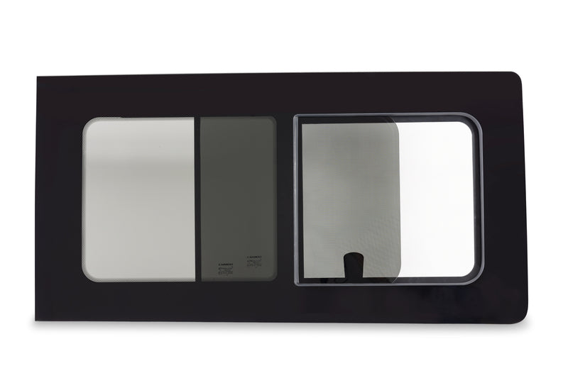 Carbest Getint Schuifraam met hor van Privacy glas Veiligheidsglas voor VW T5 / T5GP / T6 / T6.1