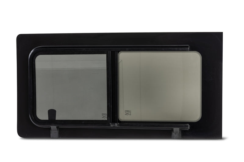 Carbest Getint Schuifraam met hor van Privacy glas Veiligheidsglas voor VW T5 / T5GP / T6 / T6.1
