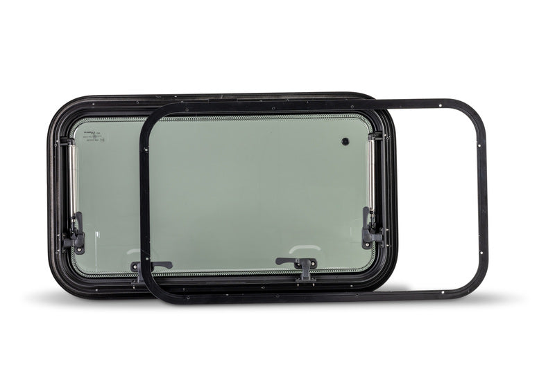 Carbest RW Fusion camperramen – Echte glas buitenruit & acryl dubbelglas met ECE R43 keurmerk