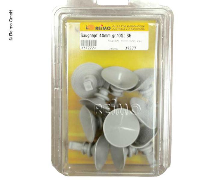 Zuignappen - Ø40 mm 10 Stuks Grijs