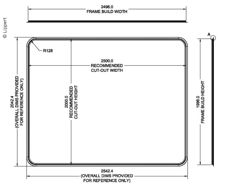 Euro Slide frame 2500x2000