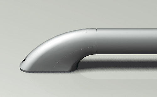 Omnistor dakreling 3 m, aluminium geanodiseerd 2 st.