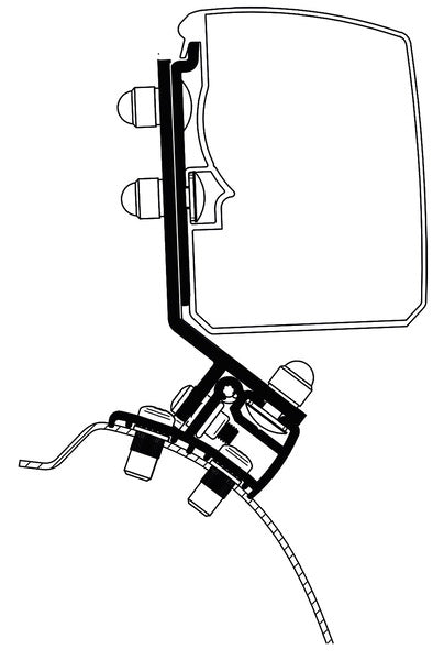 Thule awning 3200, Adapter PSA Minivan Fixed LHD