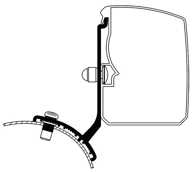 Thule luifel 3200, Adapter Ford Trafic/Vivaro/Talento NV300 Vast