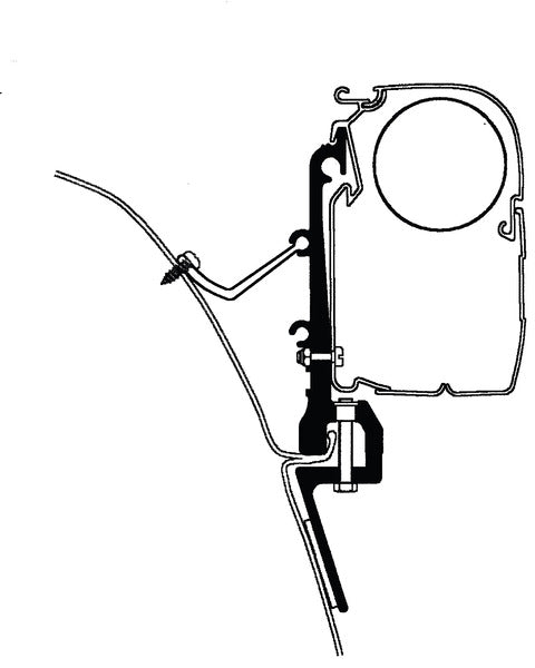Adapter voor Omnistor luifel - Sprinter VAN