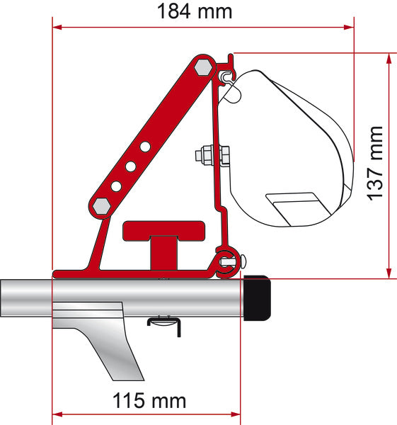 Adapter F1/F45/F35/F35/F50/F55 voor dakdrager