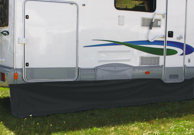 Camperbeveiliging, windscherm, windscherm, beschermzeil, vloerschort