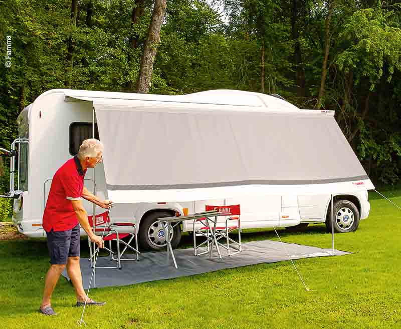 Blokkeervoorziening 350 voorwand voor luifel F45,F80S,F65L,CS/XL