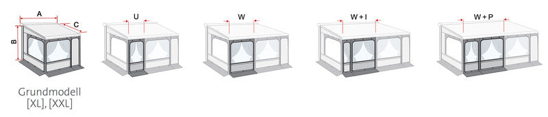 Fiamma Privacy Room luifel voor F80L - basismodel XL