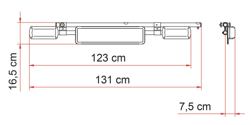 LicencePlateCarrier Zwart
