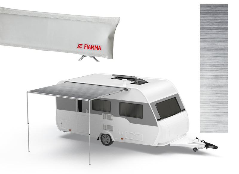 Fiamma CaravanStore Evo luifel – 550 cm – Lichtgrijs – Royal Grey – 440566 – bron 76029738844495