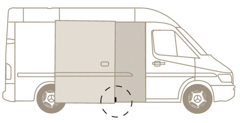 Euro-deurstopper voor bestelwagen