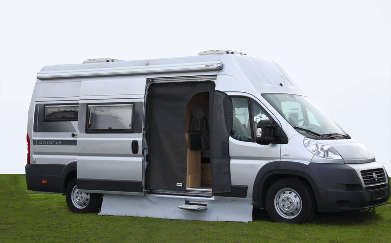 Muggennetschuifdeur voor Fiat Ducato Vanaf 07, magneethouder montage