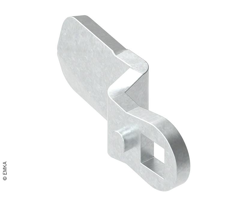 Tong voor deurslot, hoogte. 28mm, lengte: 45mm