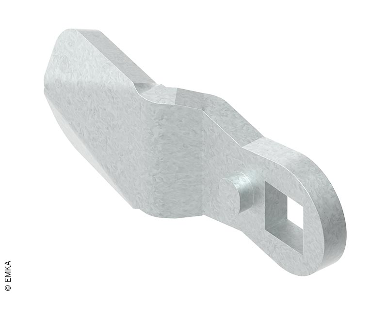 Tong voor deurslot, hoogte: 13mm, lengte: 45mm
