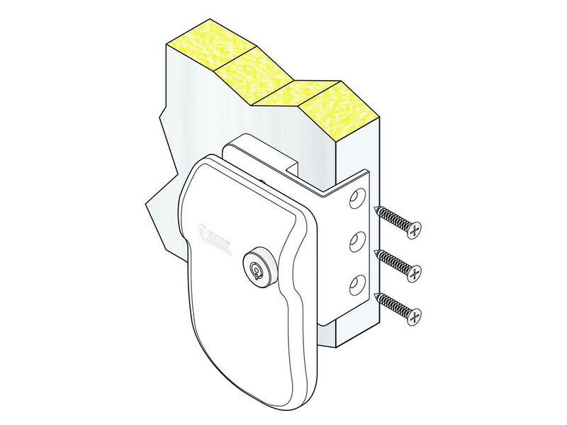 Deurslot buiten Veilige Deur 3 stuks wit