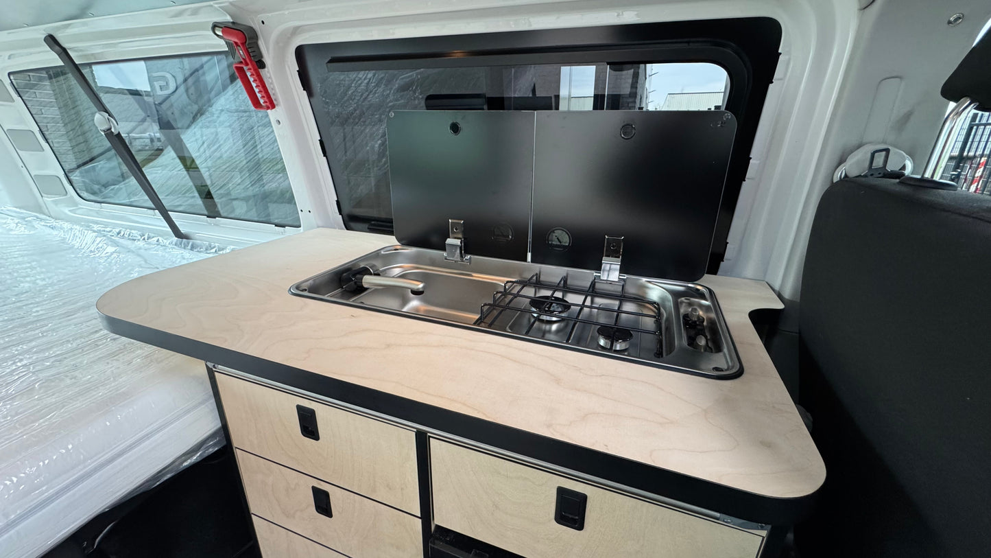 Volkswagen Transporter T6 2.0 TSI Buscamper 6 persoons 2017 Benzine