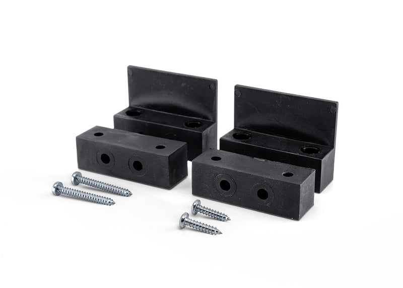 Montageadapter voor radiocontacten set van 2, zwart