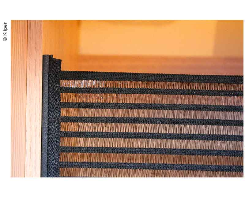 KIIPER-Mini opbergnet set 4, voor 400mm installatiebreedte, zwart gelinieerd