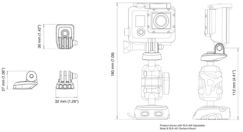 ROKK - houder voor GoPro, Garmin