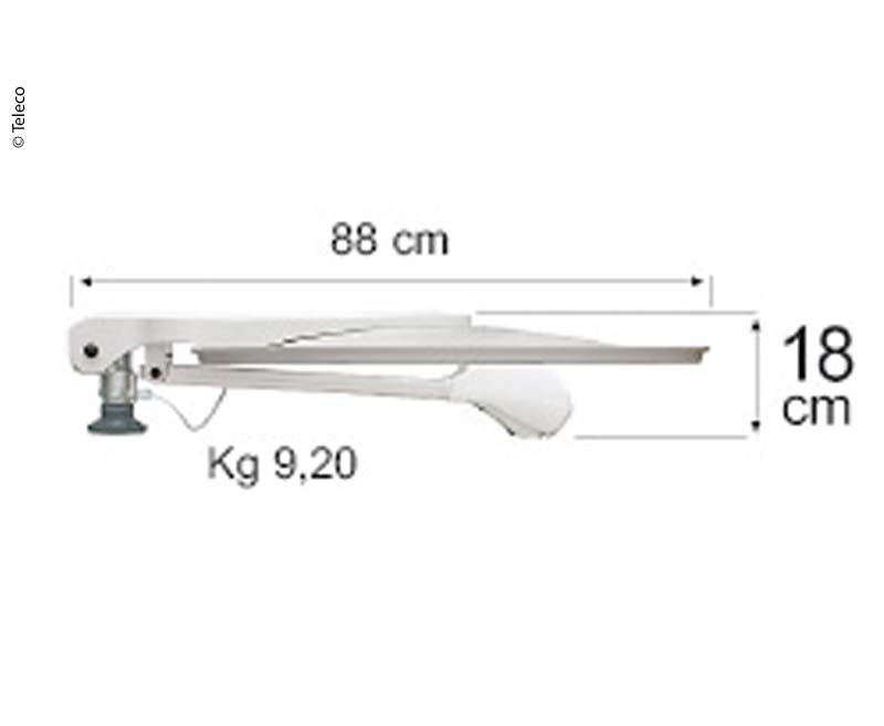 Voyager Digimatic 65 satellietsysteem met DSF90E/HD en mast