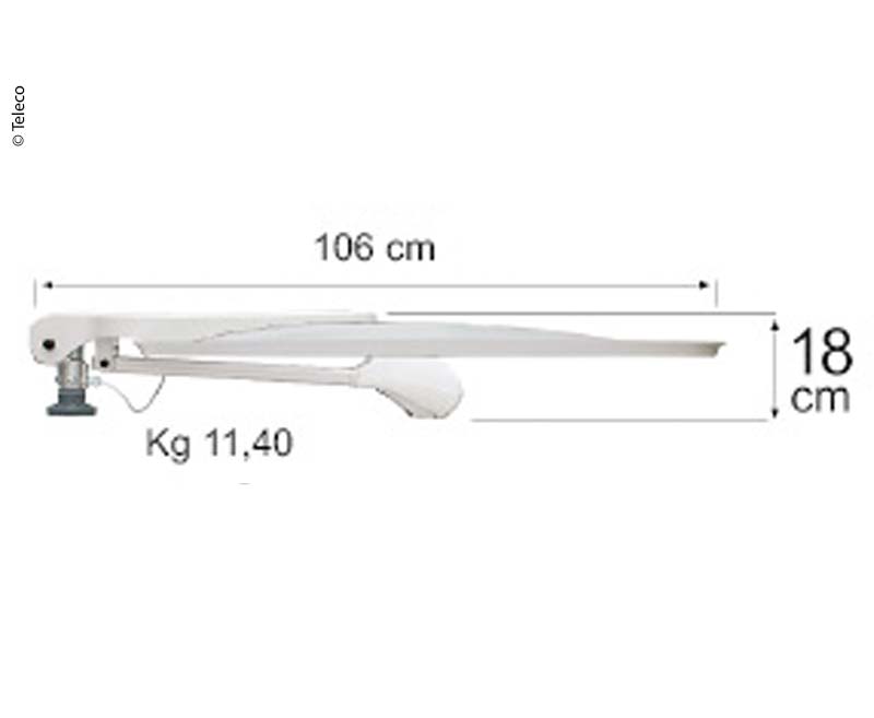 Voyager Digimatic 65 satellietsysteem met DSF90E/HD en mast