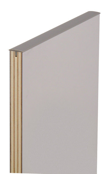 T-randband, kleur: medium grijs