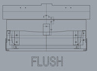 Kliksluiting Snaplock 36 x 59 mm voor deurdiktes van 12 - 18 mm - Matzwart