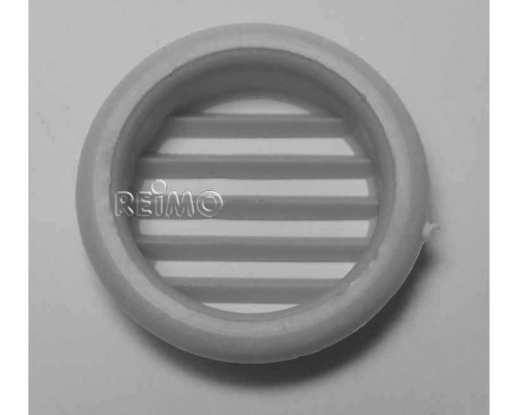 Meubelventilatierooster 32 mm rond (grijs)