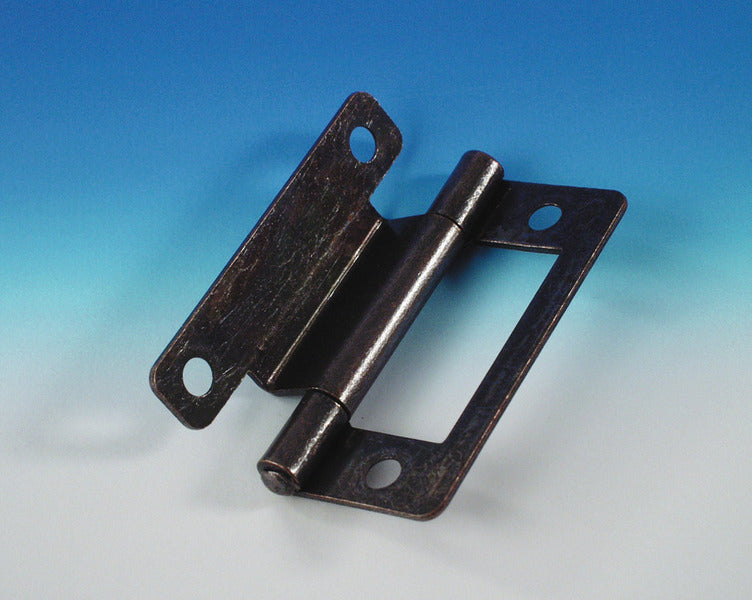 Scharnieren voor kleppen 50 mm gebogen, vernikkeld – Set van 4