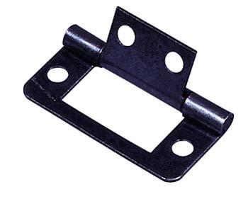 Klepscharnier recht 38mm gepolijst