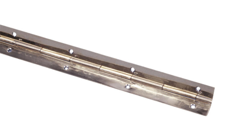 Pianoscharnier, staafscharnier voor 16mm platen, roestvrij staal, 1,75m lang