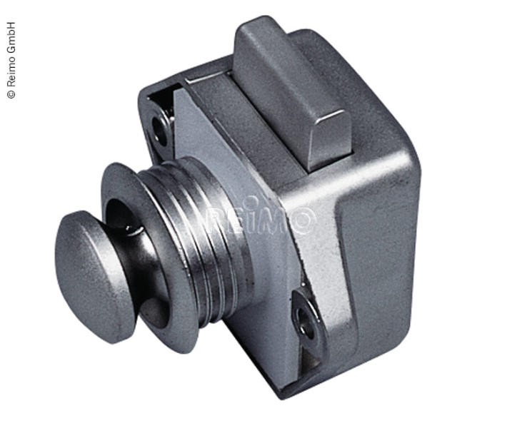 Push Lock Mini - meubelslot zilver