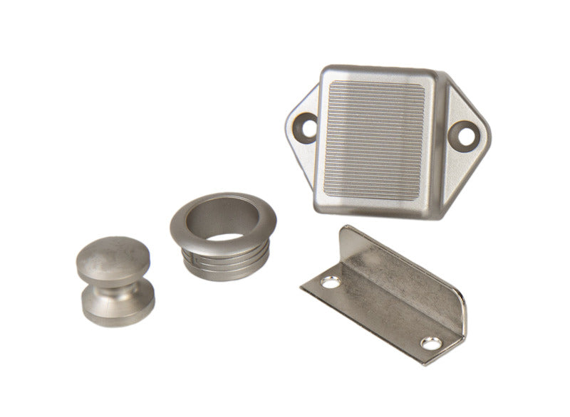 Push Lock Mini - meubelslot zilver