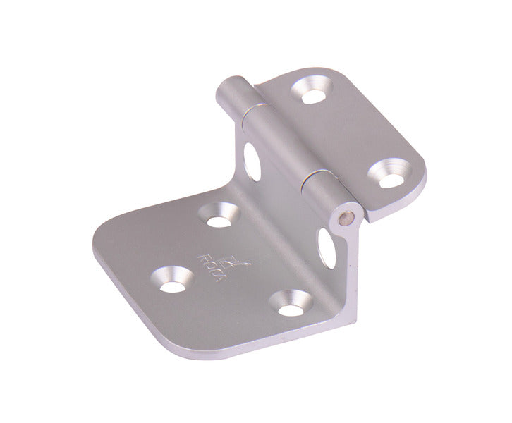 Hoekmontage voor tafelbladhouder, aluminium, naturel geanodiseerd, 55x45mm, 55x4