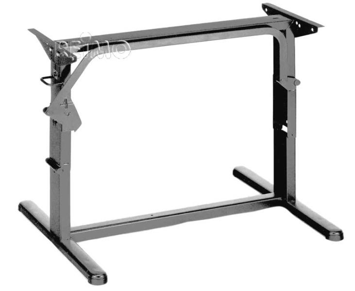 Heftafelonderstel, metaal - lengte: 75 cm