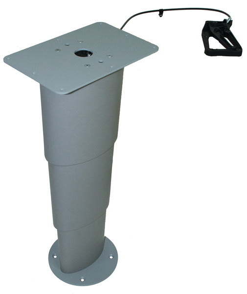 Eenkolom heftafel Primero Comfort, 310-670mm, zilvergrijs