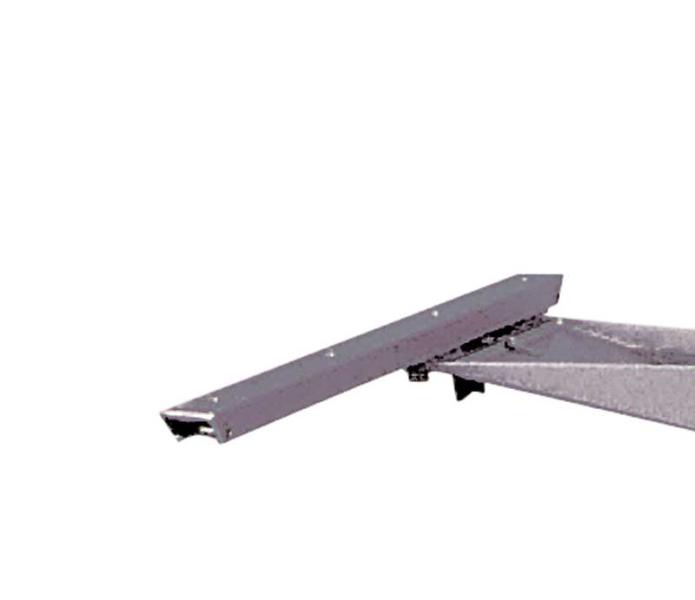 Schuifbeslag voor tafelframe 57136, 490 mm, 240 mm verplaatsbaar