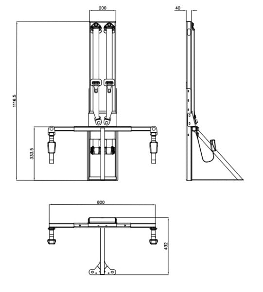 Riemrek voor 2 personen Speciale Standaard KIT
