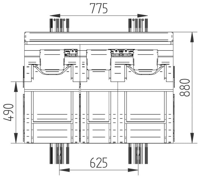 Sitzbank 540 schw/schw