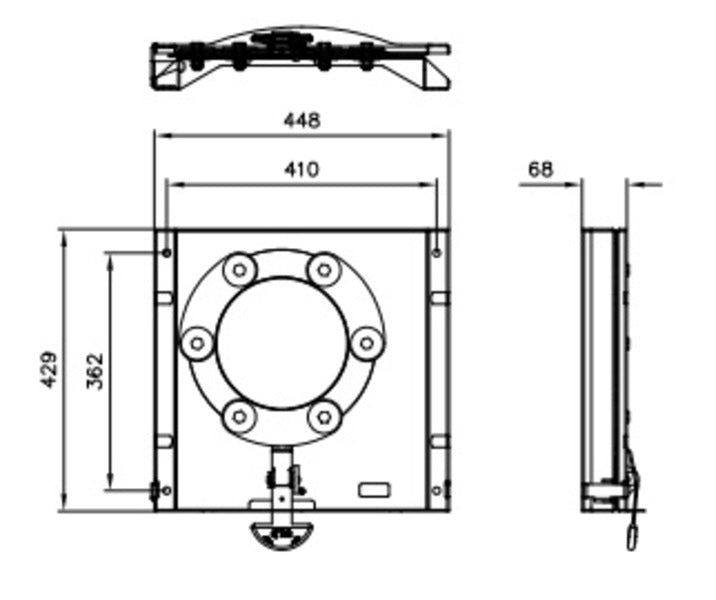 Rotary Beugels driver's side for Renault Trafic and similar from 2014